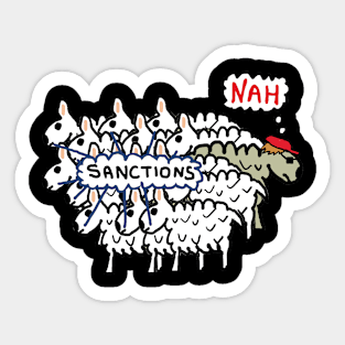 Anti Sanctions Sheep Sticker